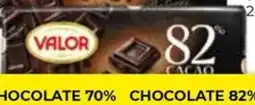 CashDiplo VALOR Chocolate negro 82% oferta