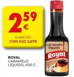 CashDiplo ROYAL Caramelo líquido oferta