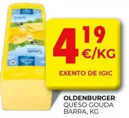 CashDiplo Oldenburger queso gouda barra oferta