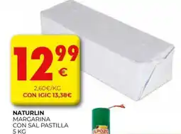 CashDiplo NATURLIN Margarina con sal pastilla oferta