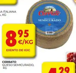 CashDiplo CERRATO Queso semicurado oferta