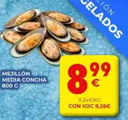 CashDiplo Mejillón media concha oferta
