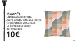 IKEA Lámpara luz indirecta. acero lacado oferta