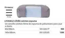 IKEA Lycksele lovas colchón espuma oferta