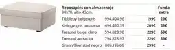 IKEA Claro - reposapiés con almacenaje oferta