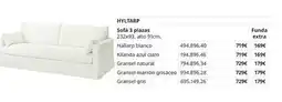 IKEA Blanco - sofa 3 plazas oferta