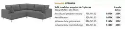 IKEA Esquina - sofa modular equinna de 3 plazas oferta