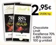 FROIZ Lindt - chocolate excellence 70% o 85% cacao oferta