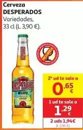 Alcampo Desperados - cerveza oferta