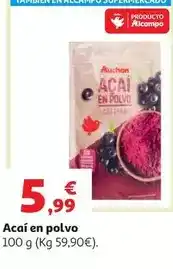 Alcampo Auchan - acai en polvo oferta