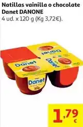 Alcampo Danone - natillas vainilla o chocolate danet oferta