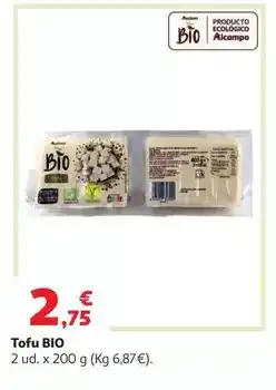 Alcampo Bio - tofu oferta