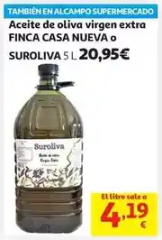Alcampo Aceite de oliva virgen extra finca casa nueva 5l oferta