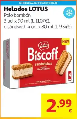 Alcampo Lotus polo bombon 3x90 ml 270g oferta