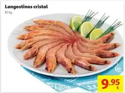 Alcampo Cristal - langostinos oferta