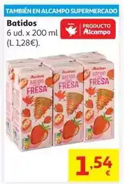 Alcampo Auchan - batidos oferta
