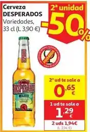 Alcampo Desperados - cerveza mojito bot 33 cl oferta