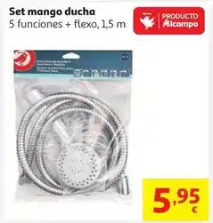 Alcampo Auchan - set mango ducha oferta