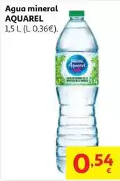 Alcampo Aquarel - agua mineral 1,5 l oferta