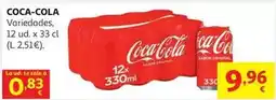 Alcampo Coca-cola - variedades oferta