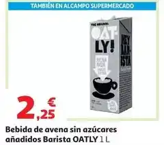 Alcampo Bebida avena barista oatly 1 l oferta