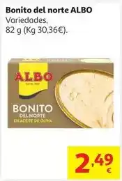 Alcampo Bonito del norte en ac oliva albo 82 g oferta