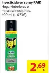 Alcampo Raid - insecticida en spray oferta