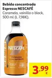 Alcampo Nescafé - bebida concentrada espresso caramelo 500 ml oferta
