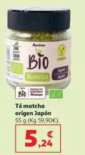 Alcampo Auchan - té matcha origen japón oferta