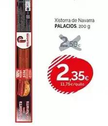 Condis Palacios - xistorra de navarra oferta