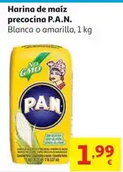 Alcampo P.a.n. - harina maiz precocida blanca 1 kg oferta