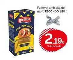 Condis Recondo - pa torrat amb blat de moro oferta