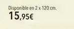 El Corte Inglés Disponible en 2 x 120 cm oferta