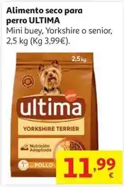 Alcampo Ultima - al.perro seco mini pollo adult 3 kg oferta
