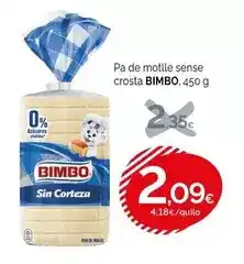 Condis Bimbo - pa de motlle sense crosta oferta
