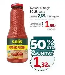 Condis Solís - tomaquet fregit oferta