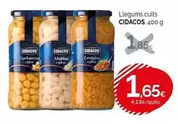 Condis Cidacos - llegums cuits oferta