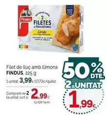Condis Findus - filet de lluc amb llimona oferta