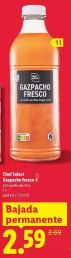 Lidl Chef select - gazpacho fresco oferta