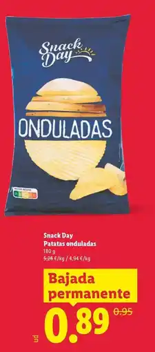Lidl Snack day - patatas onduladas oferta