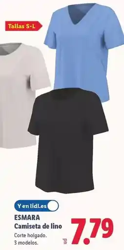 Lidl Esmara - camiseta de lino oferta