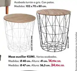 BricoCentro Mesa auxiliar kumi oferta