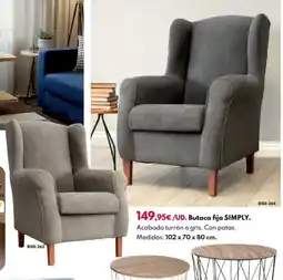 BricoCentro Butaca fija simply oferta