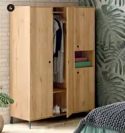BricoCentro Armario 4 puertas +1 hueco + patas oferta