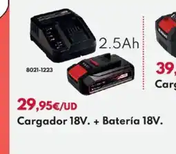 BricoCentro Cargador 18V. + Batería 18V. oferta