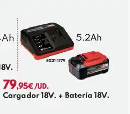 BricoCentro Cargador 18v. + batería 18v. oferta