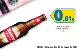 TOP Cash & Carry MAHOU Cerveza Cinco Estrellas oferta
