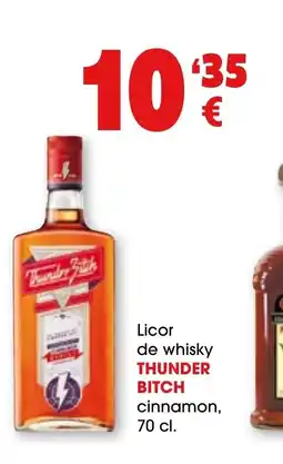 TOP Cash & Carry THUNDER BITCH Licor de whisky cinnamon oferta