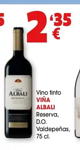 TOP Cash & Carry VIÑA ALBALI Vino tinto Reserva, D.O. Valdepeñas oferta