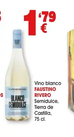 TOP Cash & Carry FAUSTINO RIVERO Vino blanco Semidulce, Tierra de Castilla oferta